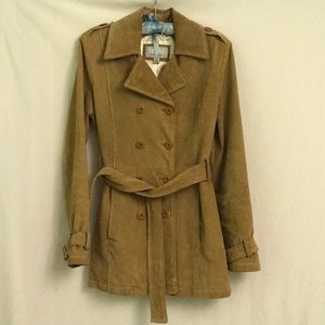 Wilson’s Leather Maxima Suede Trench Coat